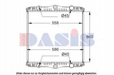 AKS DASIS 290013s -  Радиатор, охлаждение двигателя